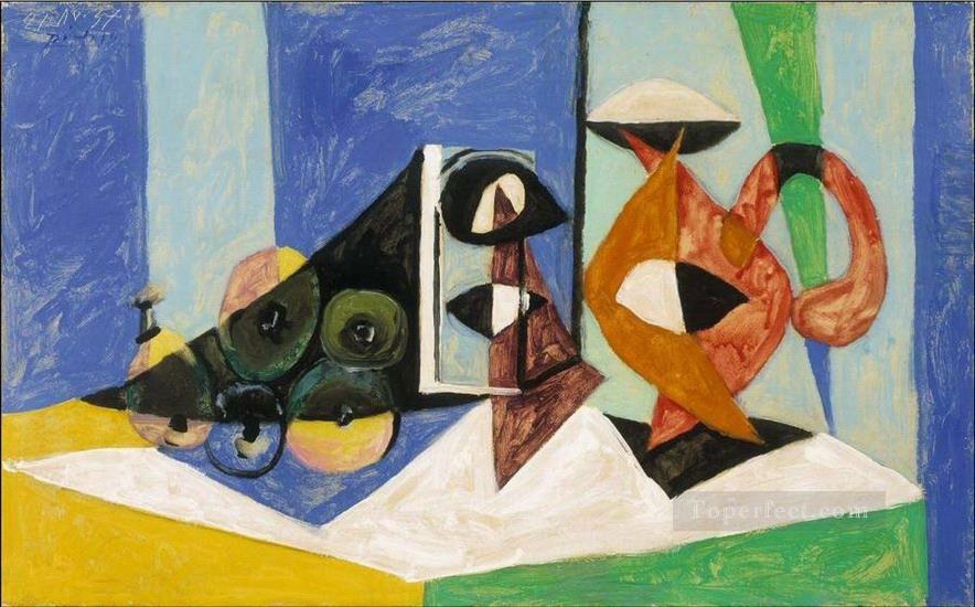 Naturaleza muerta 4 1937 cubista Pablo Picasso Pintura al óleo